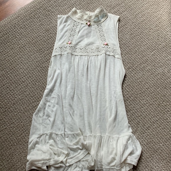 Upcycled balletcore rosette and lace swing tank top - Picture 4 of 7
